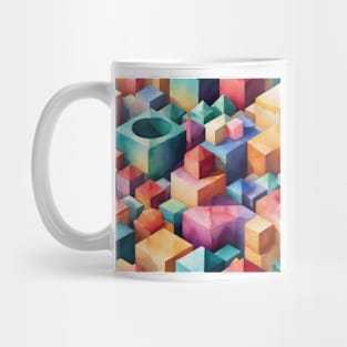 Watercolor Geometric Mug